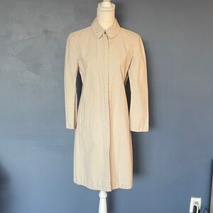 DKNY Beige Long Sleeve Dress